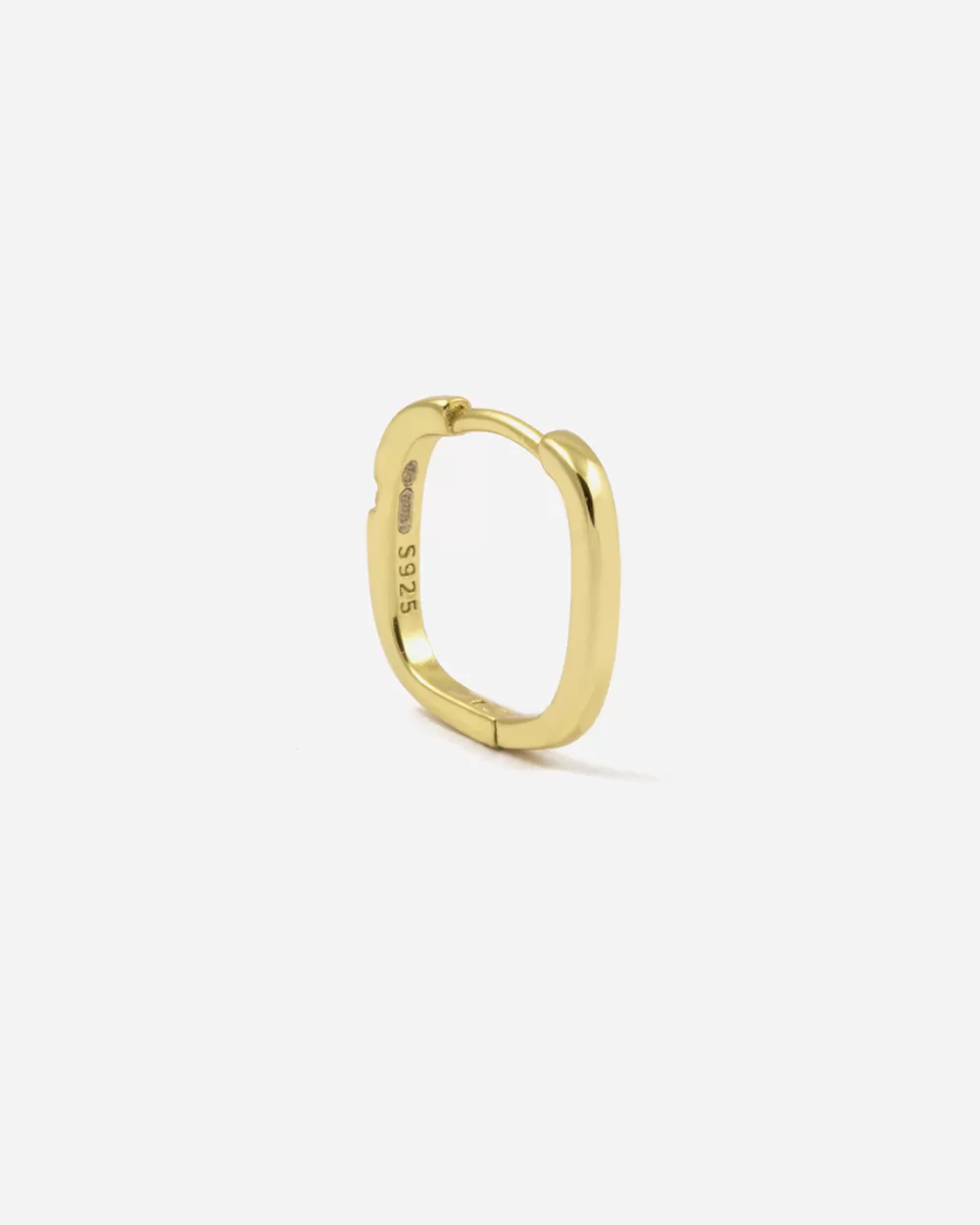 Nove25 Orecchino Singolo Quadrato / Oro Giallo Lucido