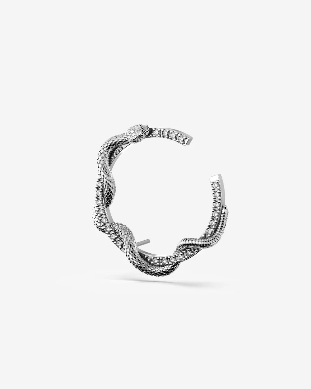 Nove25 Orecchino Singolo Shiny Surrounding Snake