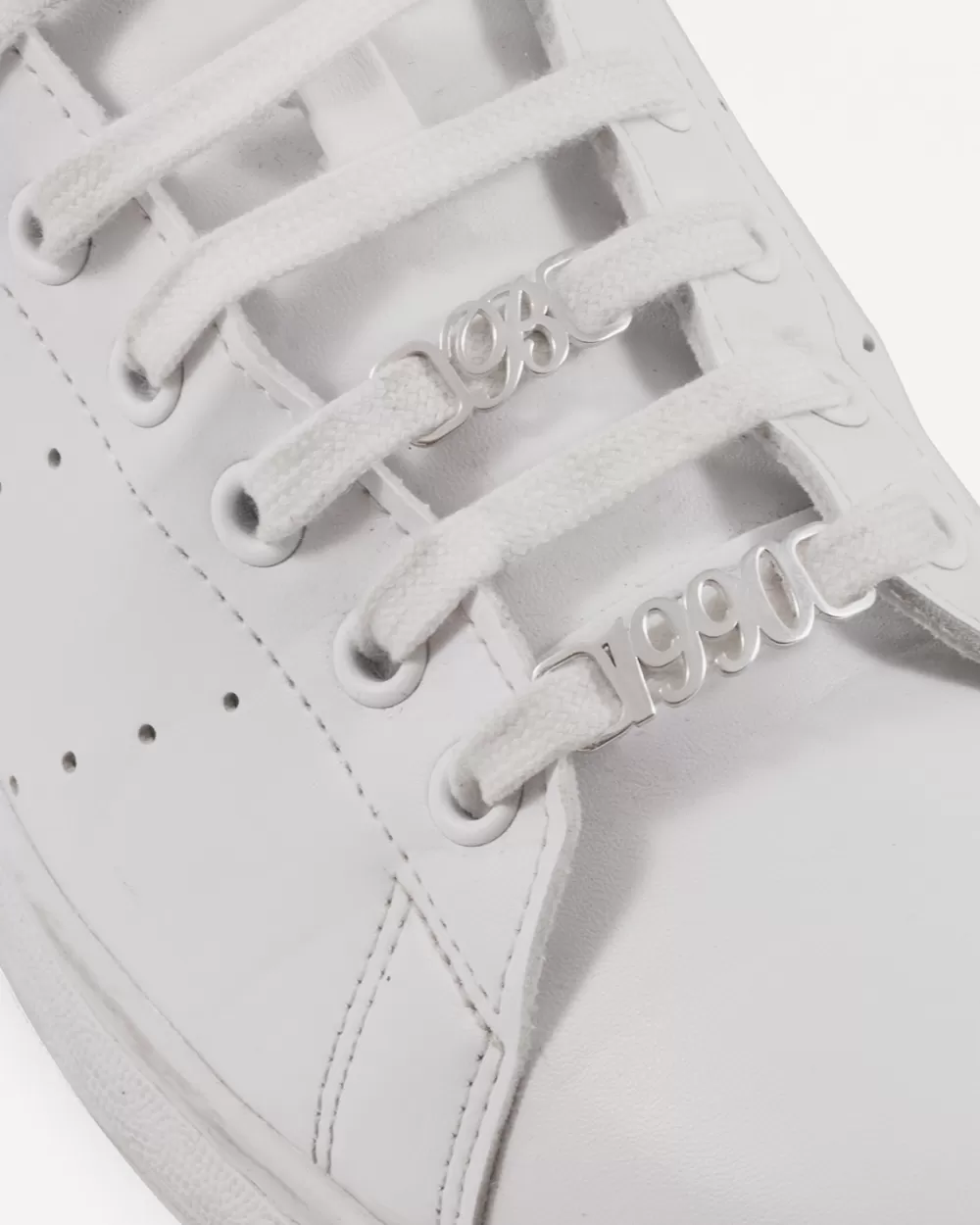 Nove25 Sneaker Lace Tag Traforo Liscio